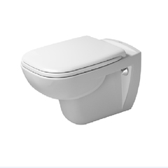 Duravit D-Code Комплект: подвесной унитаз Rimless  257009 355х545 мм.+ сиденье с автоматическим закрыванием 006739 45700900A1 (257009+006739) фото