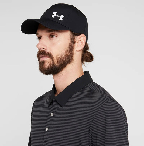 Картинка кепка Under Armour Golf Headline Cap 3.0 черный - 2