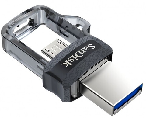 Карта памяти SanDisk 64GB Ultra Dual Drive USB 3.0 Silver/Black