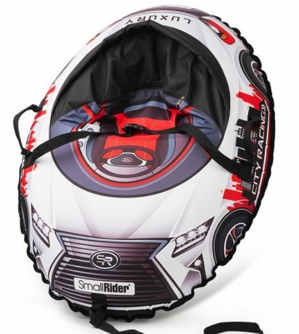 Тюбинг Small Rider с сиденьем и ремнями Snow Cars 3 LX-красный 1373685