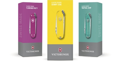 Нож-брелок Victorinox Classic SD Transparent Colors, Deep Ocean (0.6223.T2G)