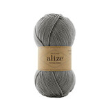 Пряжа Alize Wooltime 21 серый меланж