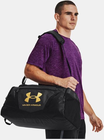 Картинка сумка спортивная Under Armour Undeniable 5.0 Duffle SM черный-золото - 2