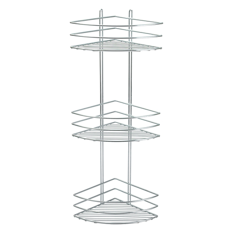 Полка для ванной 3-х ярусная, угловая