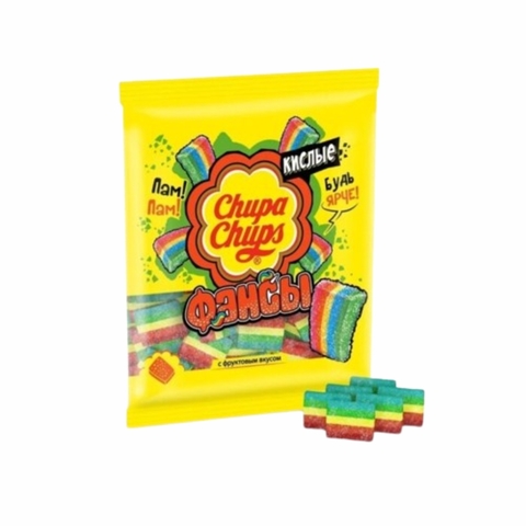 Мармелад CHUPA CHUPS Кислые фансы 70 г Perfetti Van Melle РОССИЯ