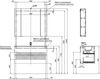 Aquanet 274203 Набор мебели Алвита new 100 2 ящ. цв.дуб веллингтон белый (274203)