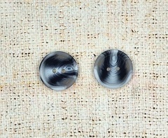 Пуговицы, d 2,5 см, серый