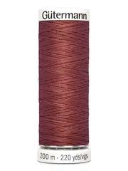 Нить Sew-All 200 м, Gutermann, 461 розово-серо-коричневый