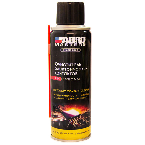 Очиститель электрических контактов (160 мл) ABRO EC-533-210-AM-RE