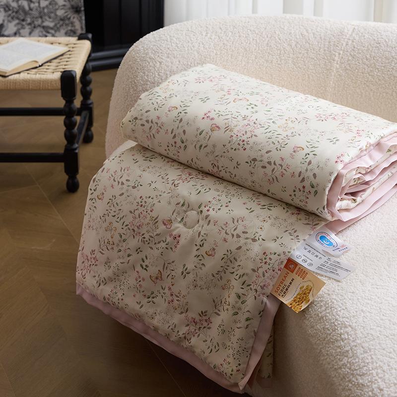 ZEPHYR HOME Летнее одеяло Тенсель 150х200 Цветочки бабочки