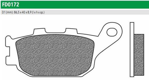 Тормозные колодки Newfren FD0172BT