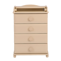 БИ 03 Комод с пеленальным столиком узкий (орех светлый)