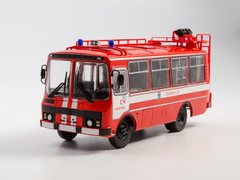 PAZ-3205 AG-12 (3205) AGDZS fire bus 1:43 Modimio Our Buses Special #2