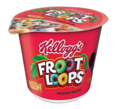 Сухой завтрак Kellogg’s Froot Loops в чашке