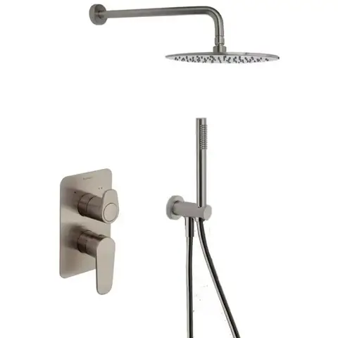 Ramon Soler K3615021NC Встраиваемый смеситель для душа с тропическим и ручным душем Хром