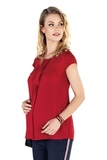 Блузка для беременных 09424 красный