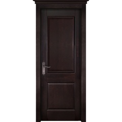 Межкомнатная дверь Элегия массив ольхи венге глухая