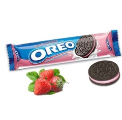 Печенье Oreo Strawberry, 137 гр