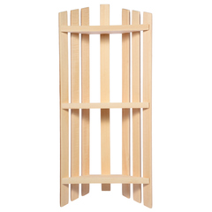 Полка угловая трехъярусная