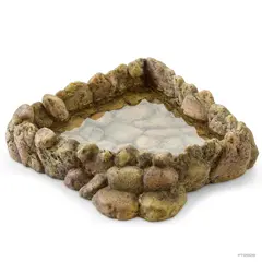 EXO TERRA, Поилка-кормушка угловая "Corner Water Dish X-Large", 25х24х6,5 см