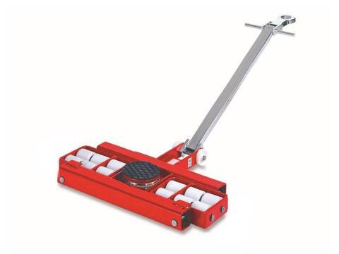 Роликовая платформа поворотная X24 г/п 24 т (с ручкой)