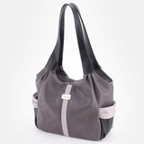 Сумка Саломея 890 мульти итальянский серо-черный