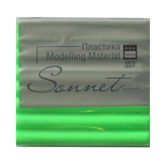
          Полимерная глина (пластика) Сонет, 56 гр., флоуресцентная, брус зеленый