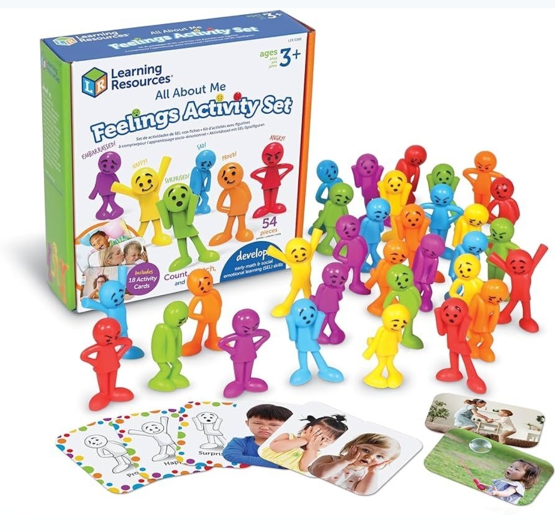 "Фигурки Эмоциональные Человечки" (54 элемента с карточками)