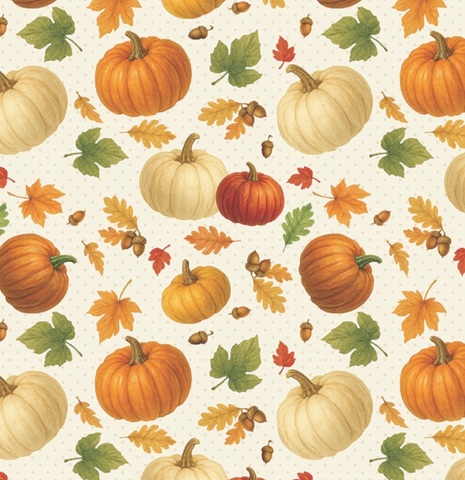 Ткань для пэчворка JulidoQuilt Тыквенная ферма