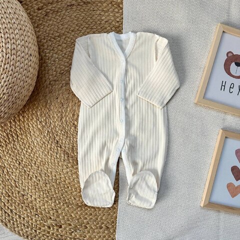 Комбинезон слип в рубчик