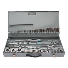 Набор метчиков и плашек M3 -M20 HSS-G 56пр Volkel 49201