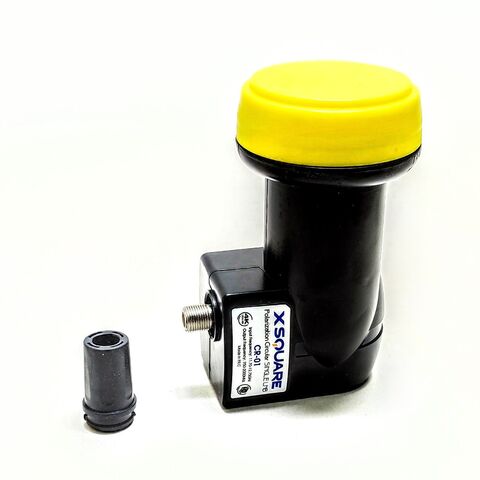 Конвертер на 1 выход CR-01 круговой поляризации XSQUARE для Триколор / НТВ-ПЛЮС UHD / Конвертор спутниковый SINGLE 1 LNB CIRCULAR 4K Full HD НТВ+