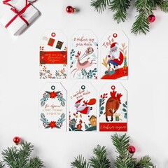 Шильдик, «Сказочного года», 5*9 см, 6 шт.