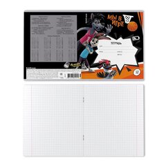 Тетрадь 12л., клетка, Erich Krause, скрепка, блок офсет, мелованный картон "Ну, погоди! Каникулы", ассорти