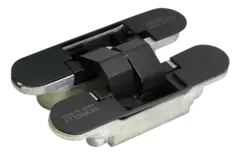 Петля скрытая HH-4 B врезная с 3D-регулировкой вес полотна до 40 кг, цвет черный