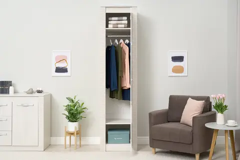 Пенал Монако ПН-18 ясень белый