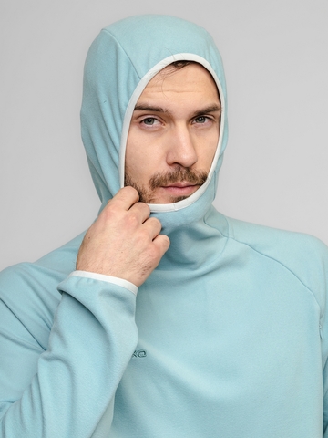 Кофта-ниндзя (с капюшоном), мужская, цвет "Мятный бриз"