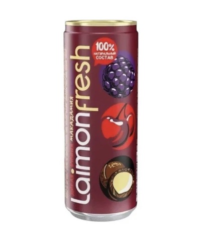 Напиток вишня-ежевика-макадамия 0,33 мл.