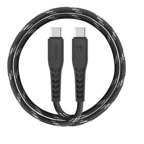 Кабель Energea NyloFlex, USB-C to USB-C 5A 1.5M, Черный | Black