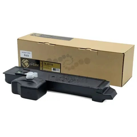 Тонер-картридж Kyocera ECOSYS M8124 (Asia) TK-8110 (12k) Black БУЛАТ s-Line