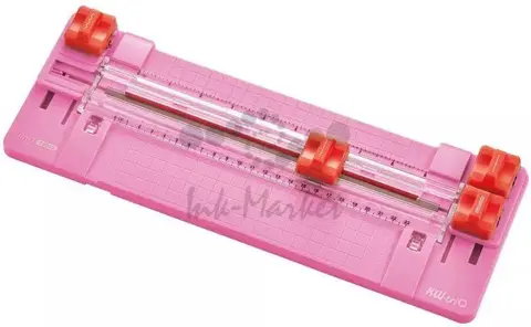 Резак дисковый Kw-Trio 13045pink A4/6 листов, 230 мм, ручной прижим