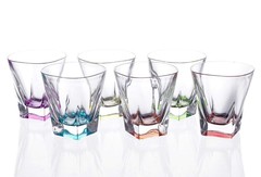 Набор стаканов для виски RCR Fusion Цветные 270 мл, 6 шт, фото 3