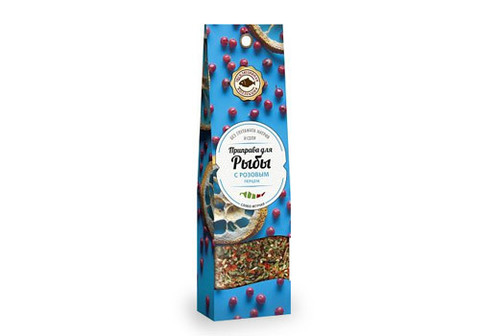 Приправа для рыбы с розовым перцем, 21г