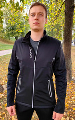 Утеплённая лыжная куртка ArsWear Active Black мужская