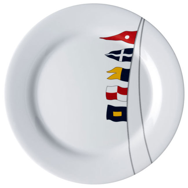 MELAMINE NON-SLIP DINNER PLATE, REGATA 6 UN