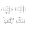 Duravit D-Code Комплект: подвесной унитаз Rimless  257009 355х545 мм.+ сиденье с автоматическим закрыванием 006739 45700900A1 (257009+006739)