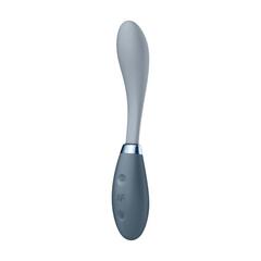 Серый вибромассажер G-Spot Flex 3 - 19,5 см. - 