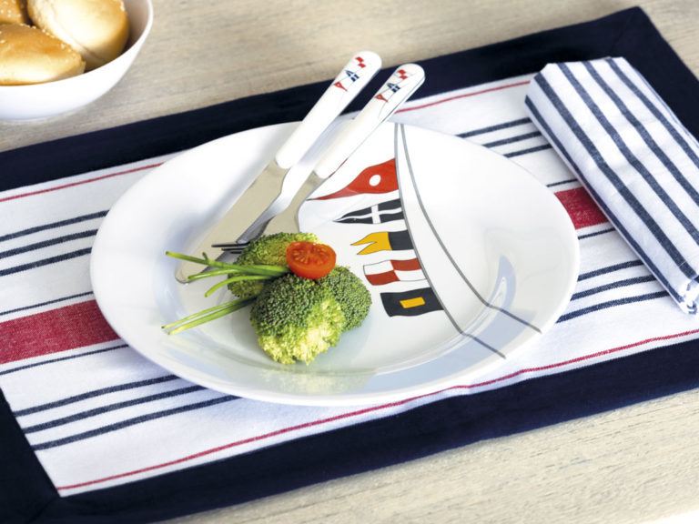 MELAMINE NON-SLIP DINNER PLATE, REGATA