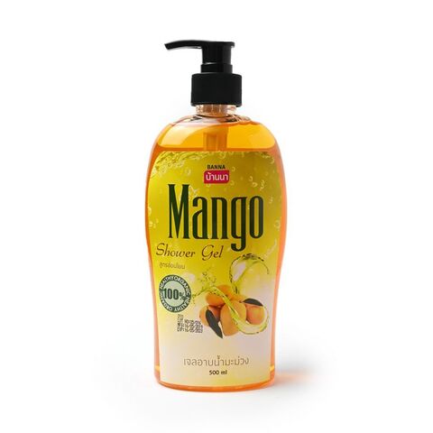 Купить выгодно в Иркутске Гель для душа с экстрактом манго от тайского бренда Banna (Банна)