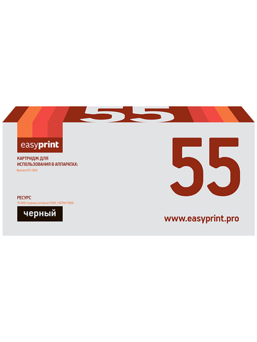 Тонер-картридж EasyPrint LK-55 для Kyocera FS-1920 (15000 стр.) черный